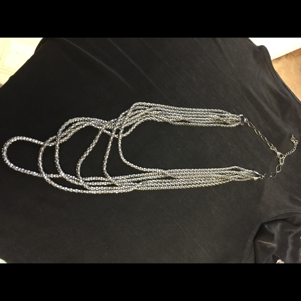 Chico’s long multi chain necklace . - Picture 5 of 6